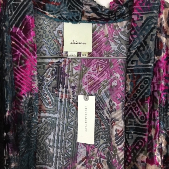 Velvet Anthropologie ‘Elevenses’ kimono - Picture 4 of 4